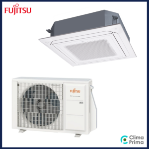 Fujitsu 360° Airflow cassette 90x90 airco set Eco Range 13,4kW  AUXG54KRLB / AOYG54KQTA 400V