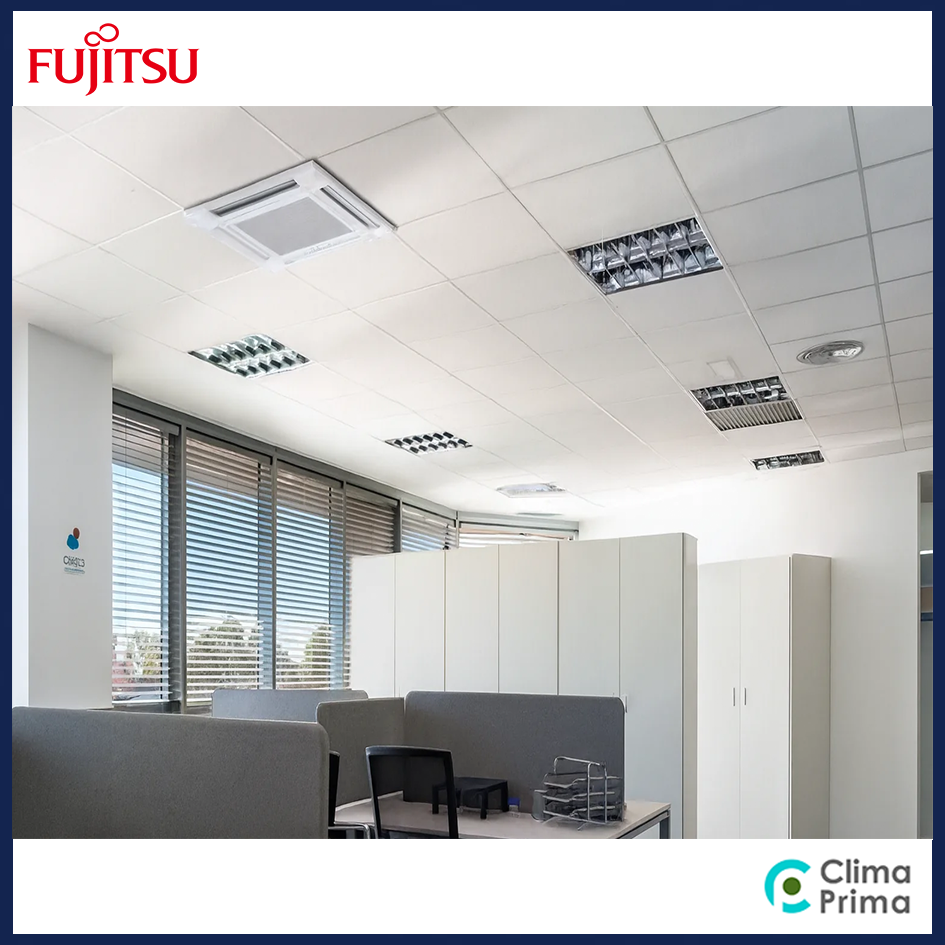 Fujitsu cassette 60x60 airco set Eco Range 2,5kW AUXG09KVLA / AOYG09KATA - Afbeelding 2