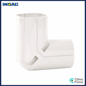 Stijgende lange buiten bocht 90° Inoac 75W (wit)