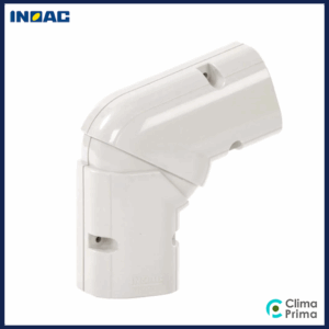 Verstelbare platte bocht 45-90° Inoac 75W (wit)