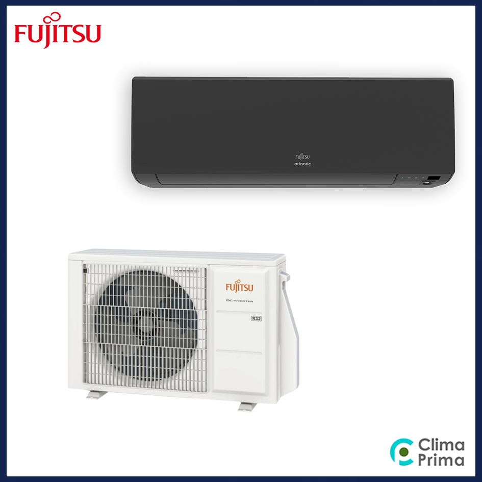 Fujitsu hoog a/d wand airco 3,4kW ASYH12KJCAB / AOYH12KJCA