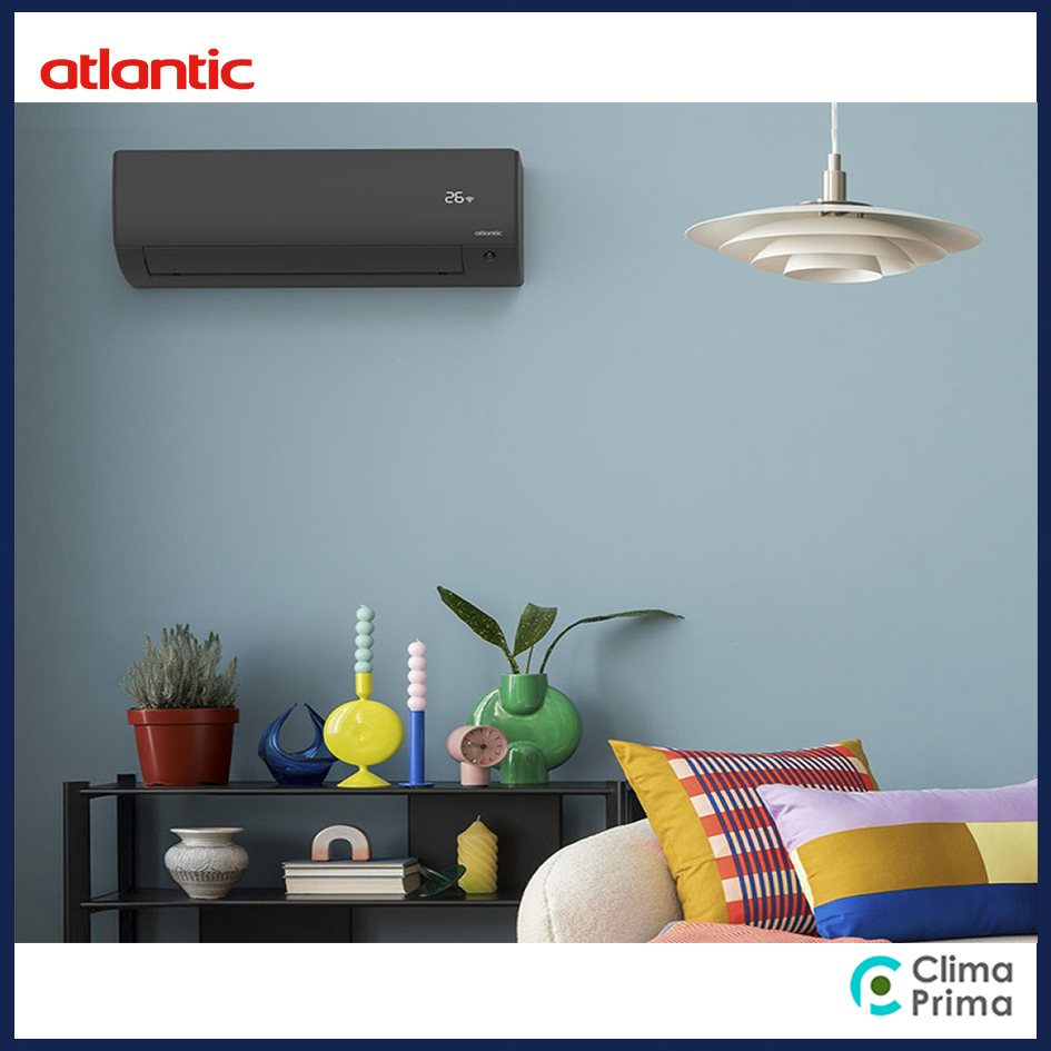 Atlantic Murao Premium hoog a/d wand binnendeel 3,6kW R32 zwart - Afbeelding 2